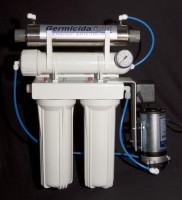 Reverzní osmóza 75gal/den (7-10l/hod) s čerpadlem a UV lampou